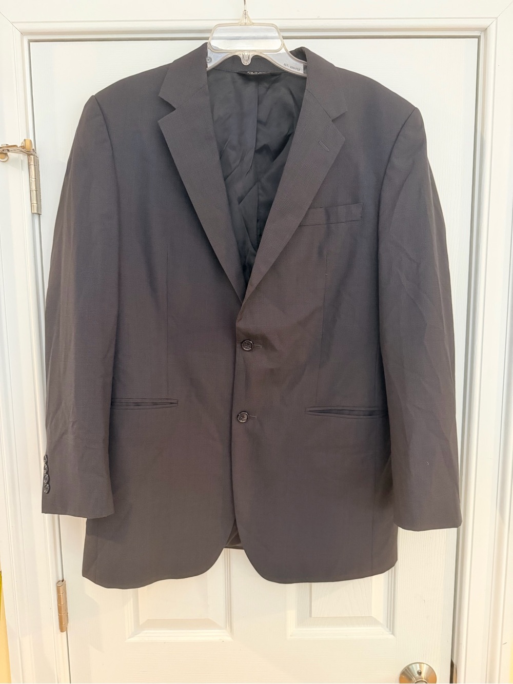 Men's Size 41L "Jos. A. Bank" Dark Gray Two-Button Sport Coat GUC